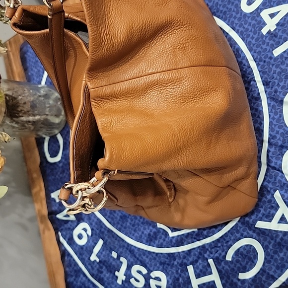 COACH F35723 Phoebe Camel Pebbled Leather Shoulder Handbag - Picture 3 of 13